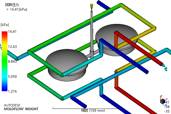 端盖注塑成型工艺及模具设计-含模流